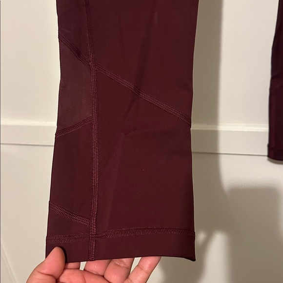 lululemon athletica Burgundy Leggings - Picture 3 of 9